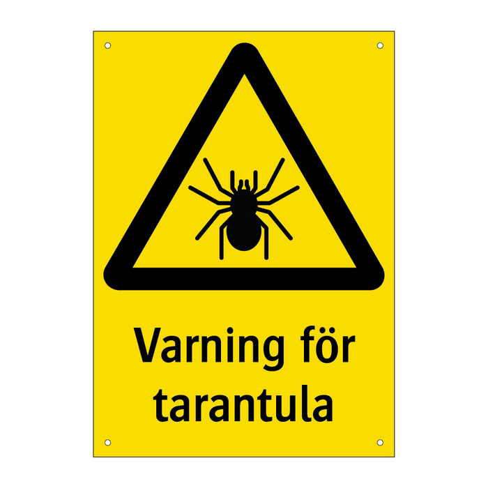 Varning för tarantula & Varning för tarantula & Varning för tarantula & Varning för tarantula