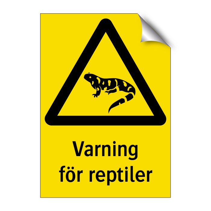 Varning för reptiler & Varning för reptiler
