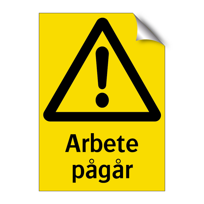 Arbete pågår & Arbete pågår