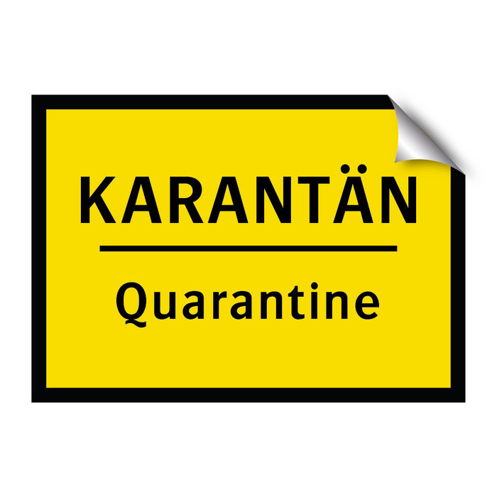 Karantän quarantine & Karantän quarantine