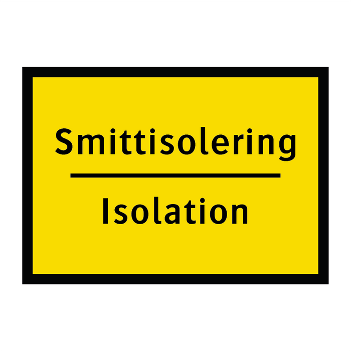 Smittisolering isolation & Smittisolering isolation & Smittisolering isolation