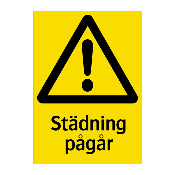 Städning pågår & Städning pågår & Städning pågår & Städning pågår & Städning pågår