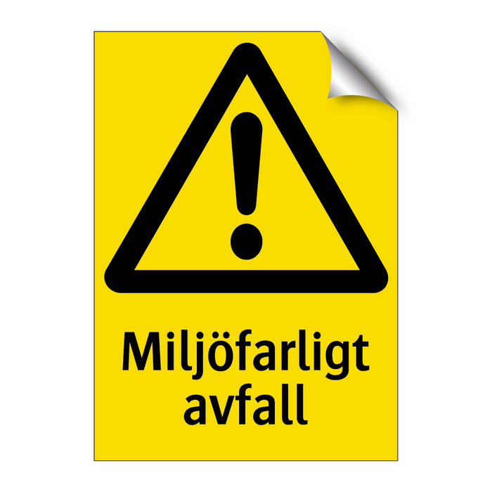 Miljöfarligt avfall & Miljöfarligt avfall