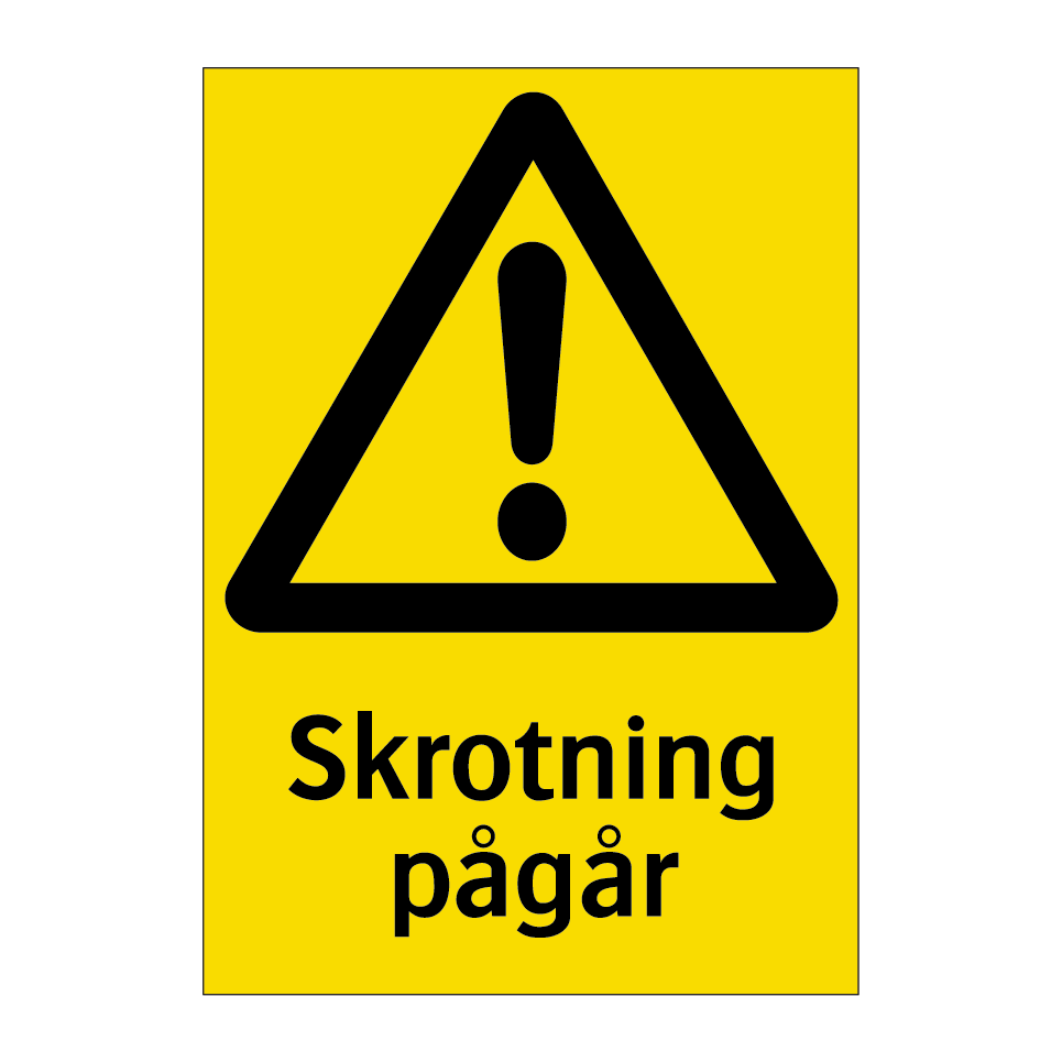 Skrotning pågår & Skrotning pågår & Skrotning pågår & Skrotning pågår & Skrotning pågår