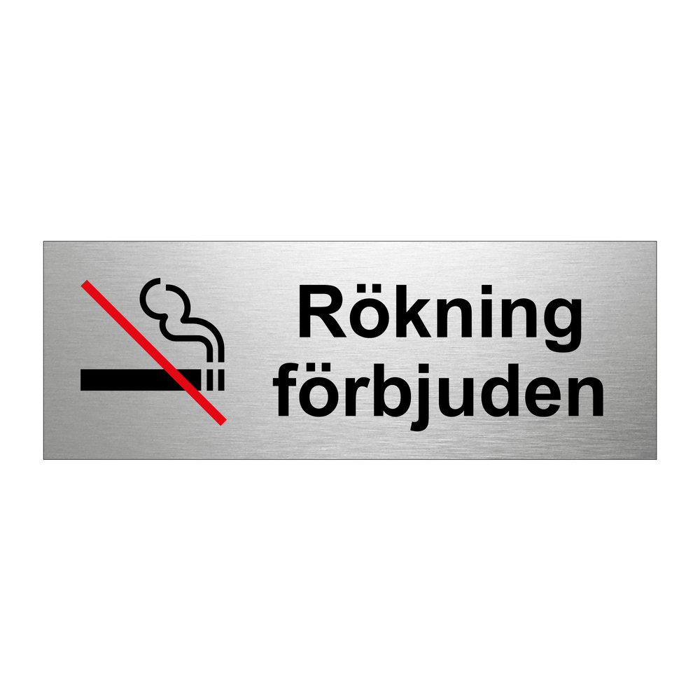 Rökning förbjuden & Rökning förbjuden & Rökning förbjuden & Rökning förbjuden