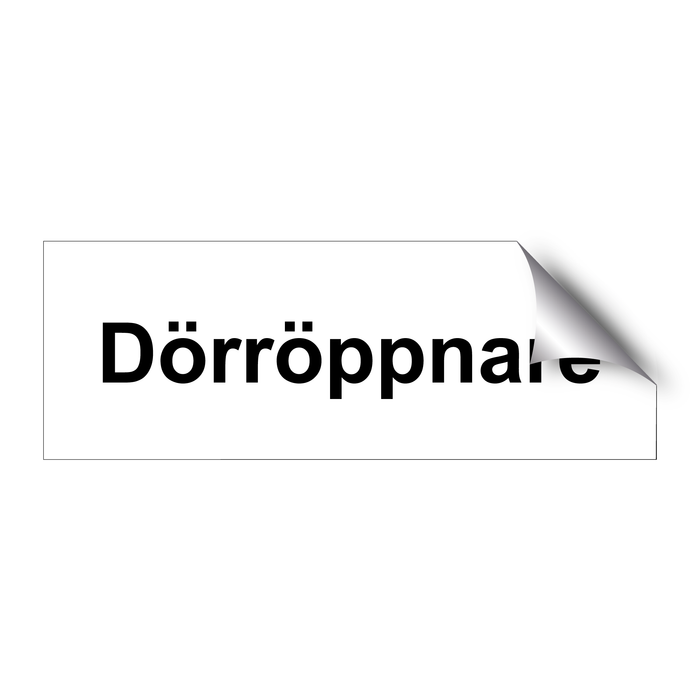 Dörröppnare & Dörröppnare