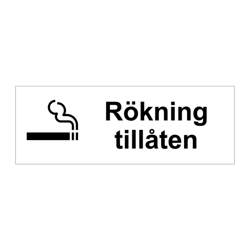 Rökning tillåten & Rökning tillåten & Rökning tillåten & Rökning tillåten