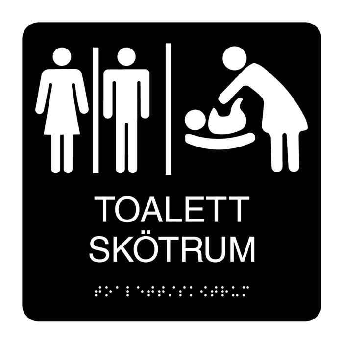 Toalett & skötrum & Toalett & Skötrum