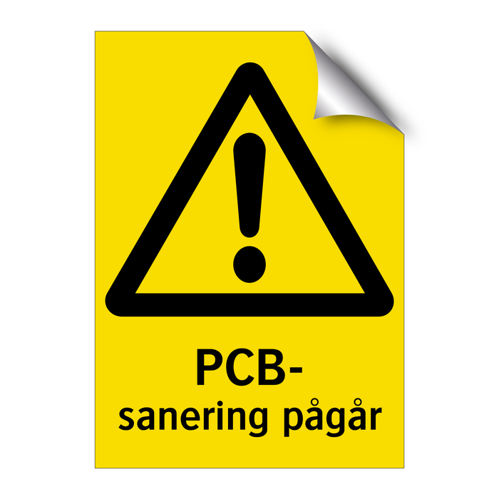 PCB-sanering pågår & PCB-sanering pågår