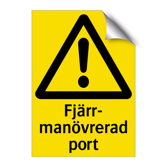 Fjärrmanövrerad port & Fjärrmanövrerad port