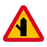 A29-12 Varning för vägkorsning där trafikanter på anslutande väg har väjnings/stopplikt