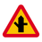 A29-7 Varning för vägkorsning där trafikanter på anslutande väg har väjnings/stopplikt