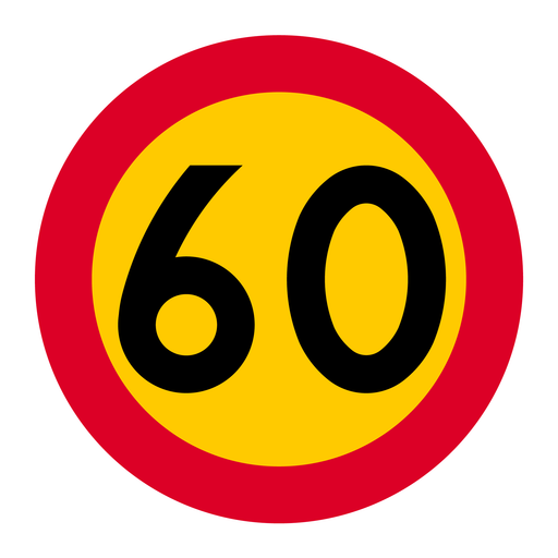 C31-6 Hastighetsbegränsning 60 km/h & C31-6 Hastighetsbegränsning 60 km/h