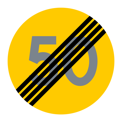 C32-5 Tillfällig hastighetsbegränsning upphör 50 km/h