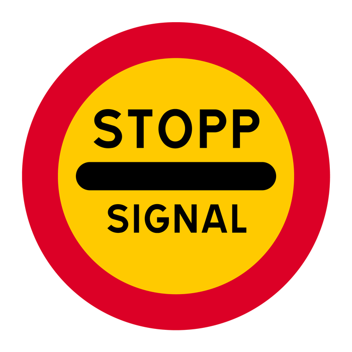 C34-1 Stopp för signal & C34-1 Stopp för signal & C34-1 Stopp för signal