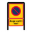 Skyltbåge - E20-1 Områdesmärke Förbud mot att parkera fordon med tilläggstavla