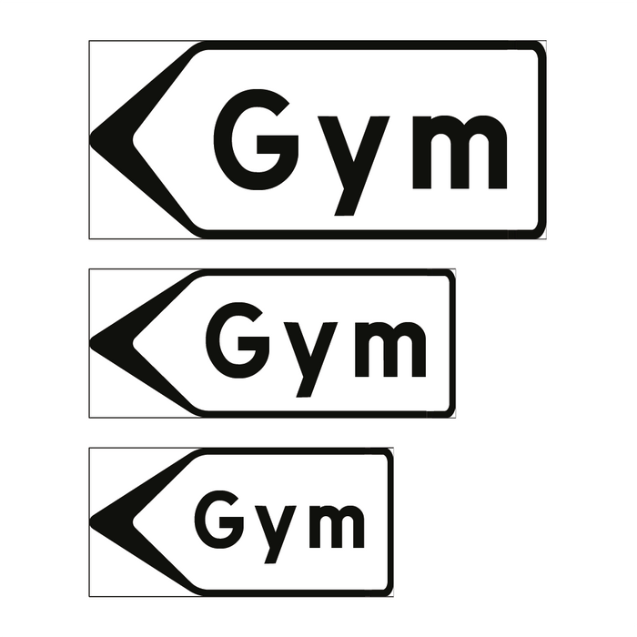 F5-4 Vägvisare inrättning: Gym & Gym & Gym & Gym & Gym & Gym & Gym