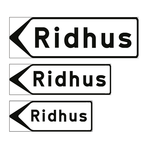 F5-4 Vägvisare inrättning: Ridhus & Ridhus & Ridhus & Ridhus & Ridhus & Ridhus & Ridhus