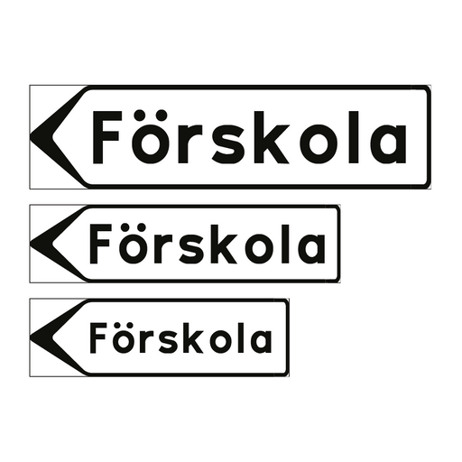 F5-4 Vägvisare inrättning: Förskola & Förskola & Förskola & Förskola & Förskola & Förskola