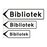 F5-4 Vägvisare inrättning: Bibliotek & Bibliotek & Bibliotek & Bibliotek & Bibliotek & Bibliotek