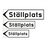 F5-4 Vägvisare inrättning: Ställplats & Ställplats & Ställplats & Ställplats & Ställplats