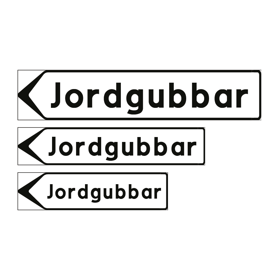 F5-4 Vägvisare inrättning: Jordgubbar & Jordgubbar & Jordgubbar & Jordgubbar & Jordgubbar