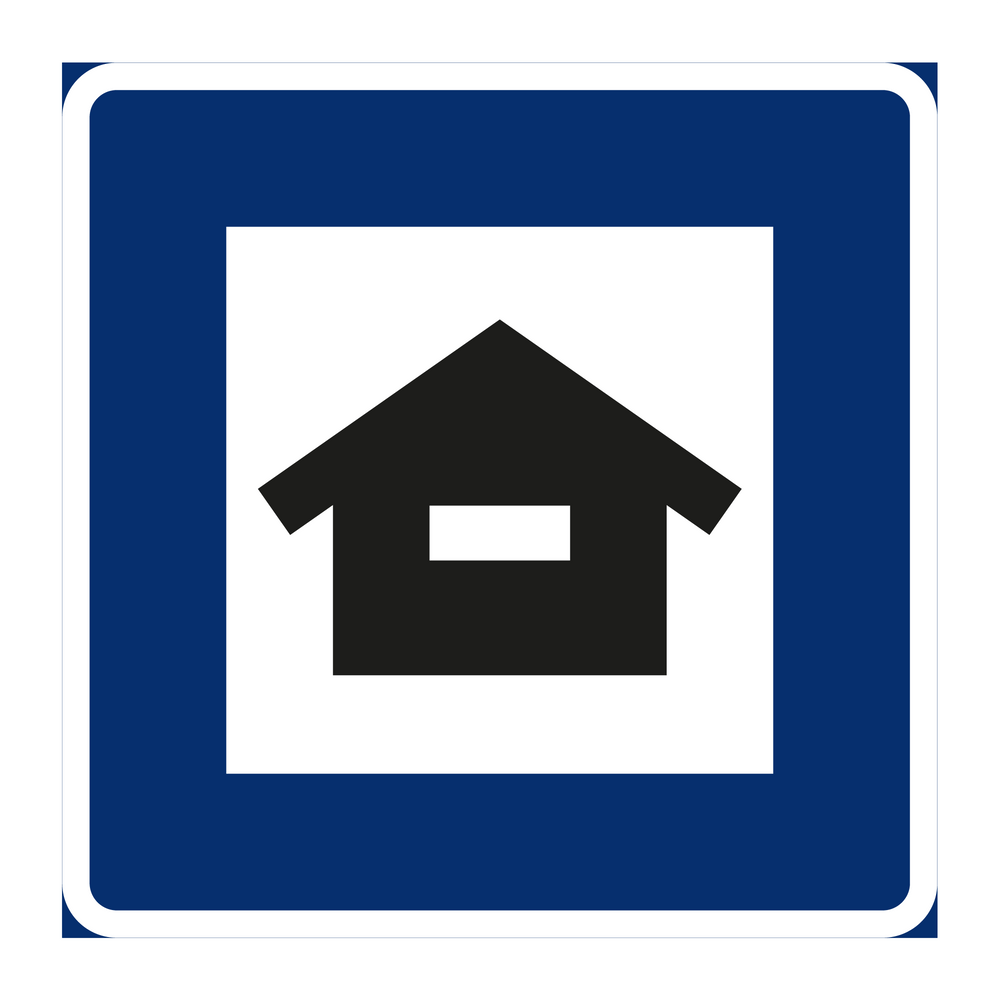 Stuga Metal Sign H10 Stuga— Skyltcentralen