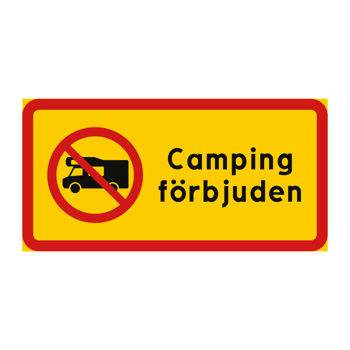 Camping förbjuden husbil & Camping förbjuden husbil & Camping förbjuden husbil