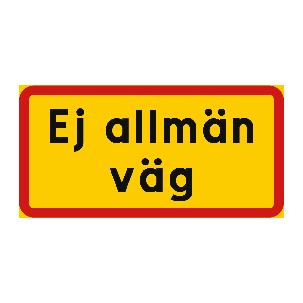 Ej allmän väg & Ej allmän väg & Ej allmän väg & Ej allmän väg & Ej allmän väg