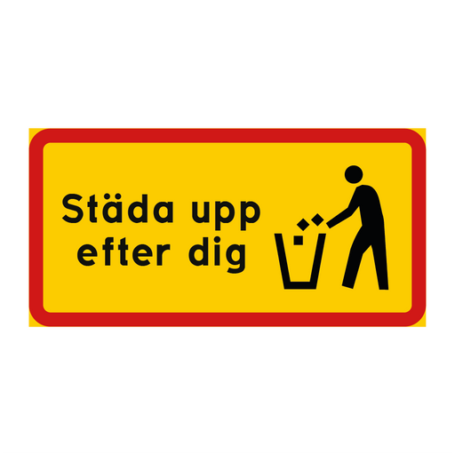 Städa upp efter dig & Städa upp efter dig & Städa upp efter dig & Städa upp efter dig