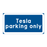 Tesla parking only & Telsa parking only & Telsa parking only & Telsa parking only