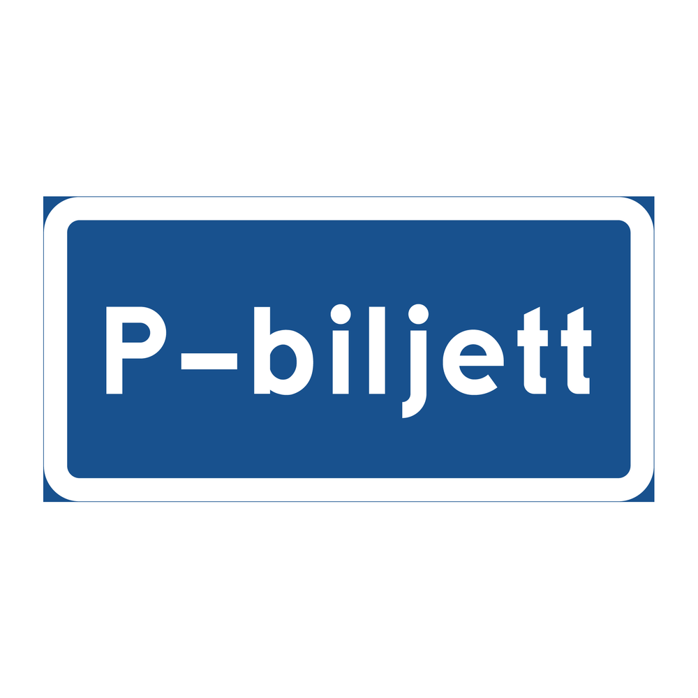 P-biljett & P-biljett & P-biljett & P-biljett & P-biljett