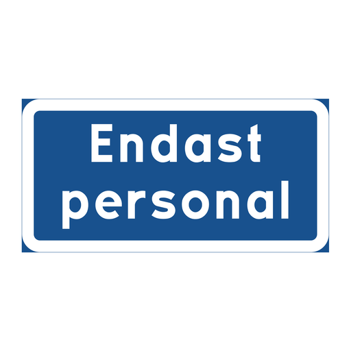 Endast personal & Endast personal & Endast personal & Endast personal & Endast personal