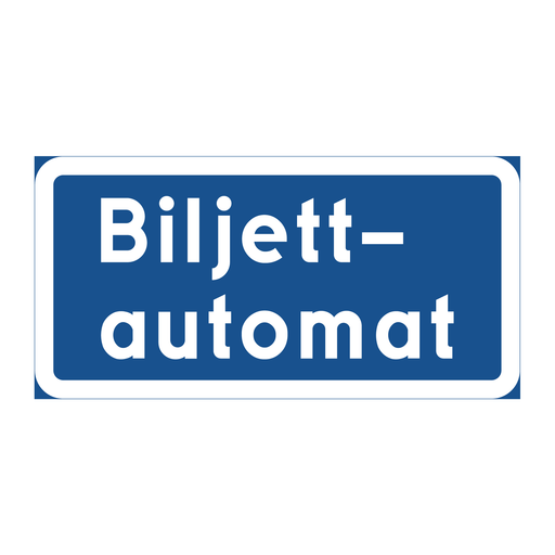 Biljettautomat & Biljettautomat & Biljettautomat & Biljettautomat & Biljettautomat