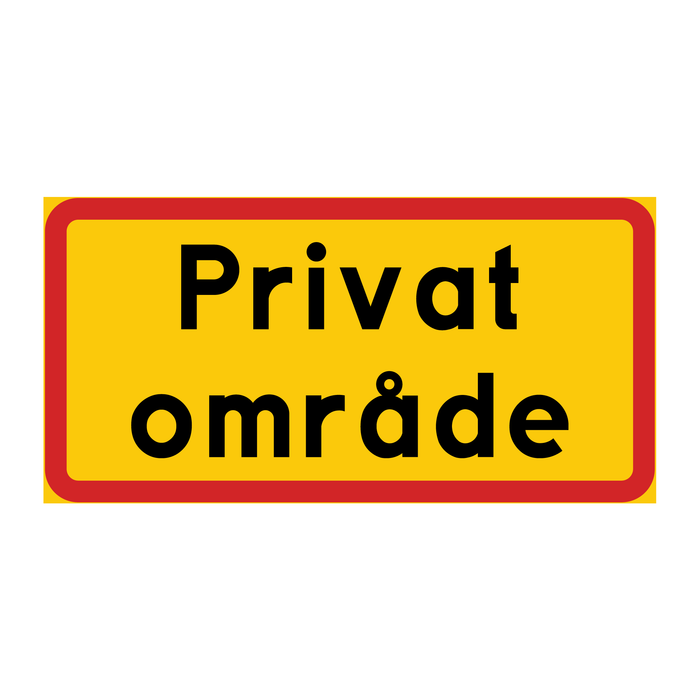 Privat område & Privat område & Privat område & Privat område & Privat område