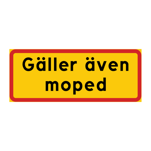 Gäller även moped & Gäller även moped & Gäller även moped