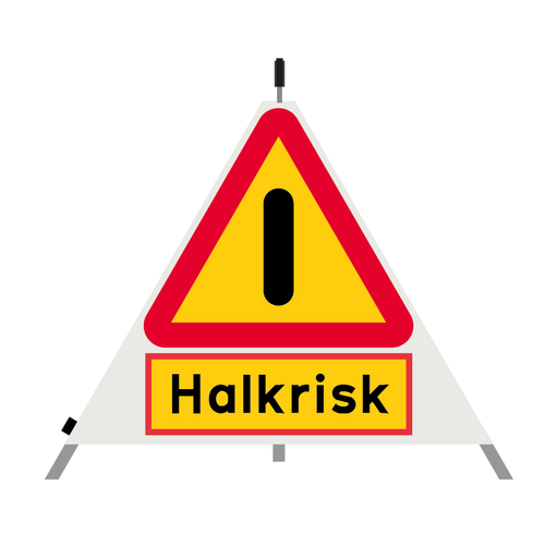 Varningstält - Halkrisk - A40 Annan fara & Varningstält - Halkrisk - A40 Annan fara