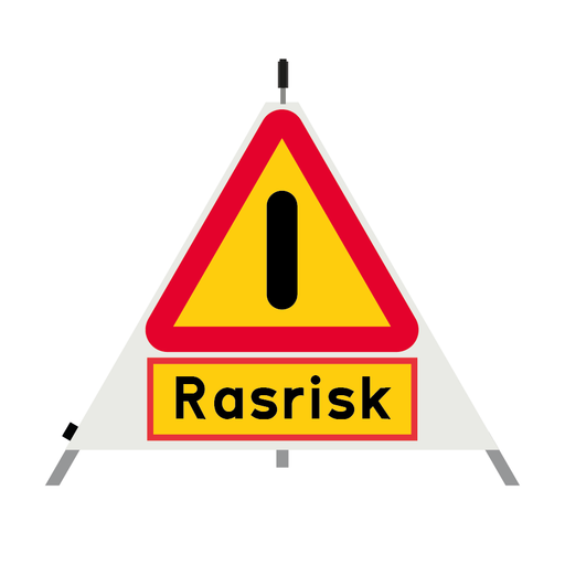 Varningstält - Rasrisk - A40 Annan fara & Varningstält - Rasrisk - A40 Annan fara