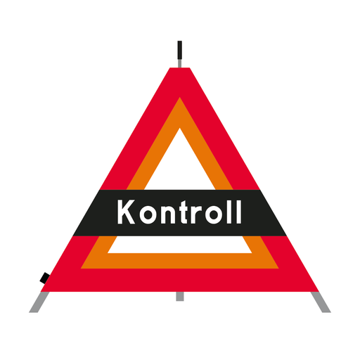 Tält X6-2 Särskild varningsanordning - Kontroll