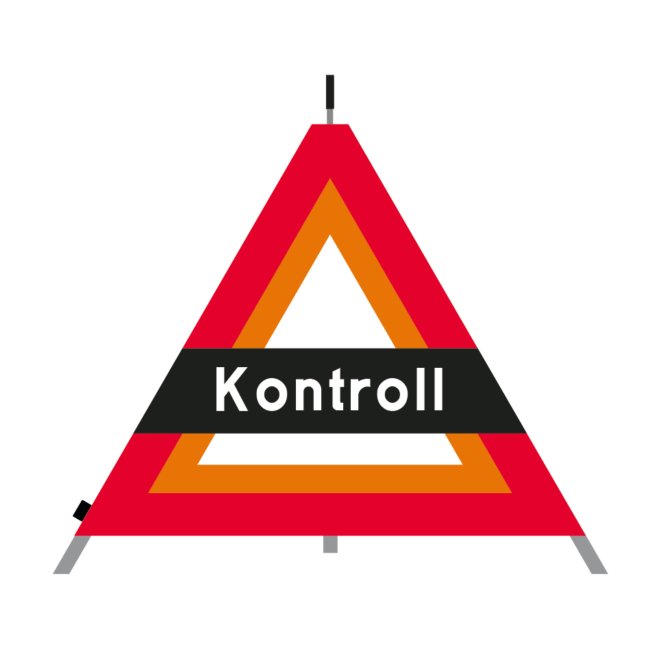 Tält X6-2 Särskild varningsanordning - Kontroll