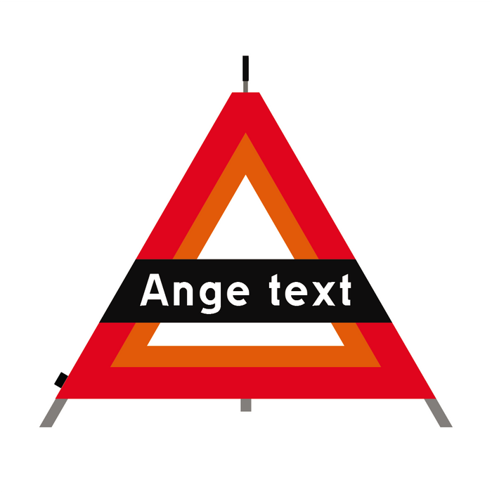 Skapa varningstält X6 med egen text & Tält X6  Egen text & Tält X6  Egen text