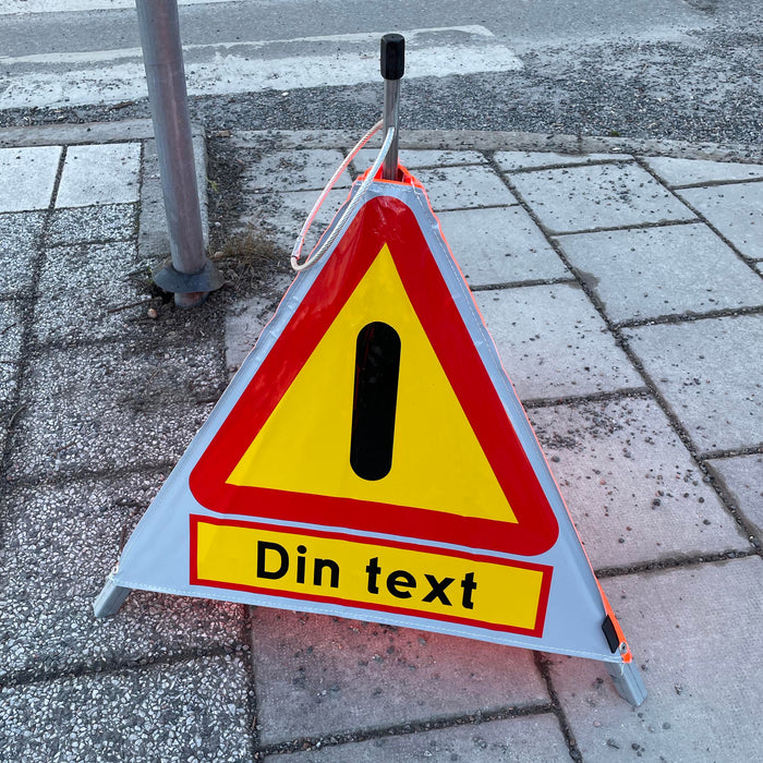 Varningstält - Egen text - A40 Annan fara (2)